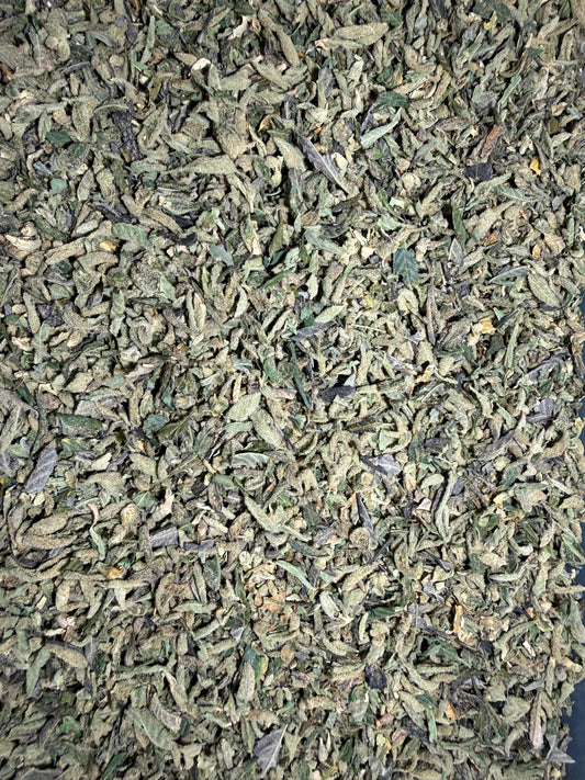 Vampire Slayer THCa shake by Stoney Baloney Hemp Co., potent indica hemp with 35.492% THCa, sweet and earthy flavor notes