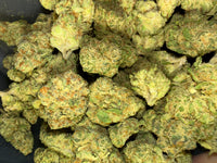 Bananaconda THCa flower by Stoney Baloney Hemp Co., hybrid hemp with sweet banana and tropical flavor notes